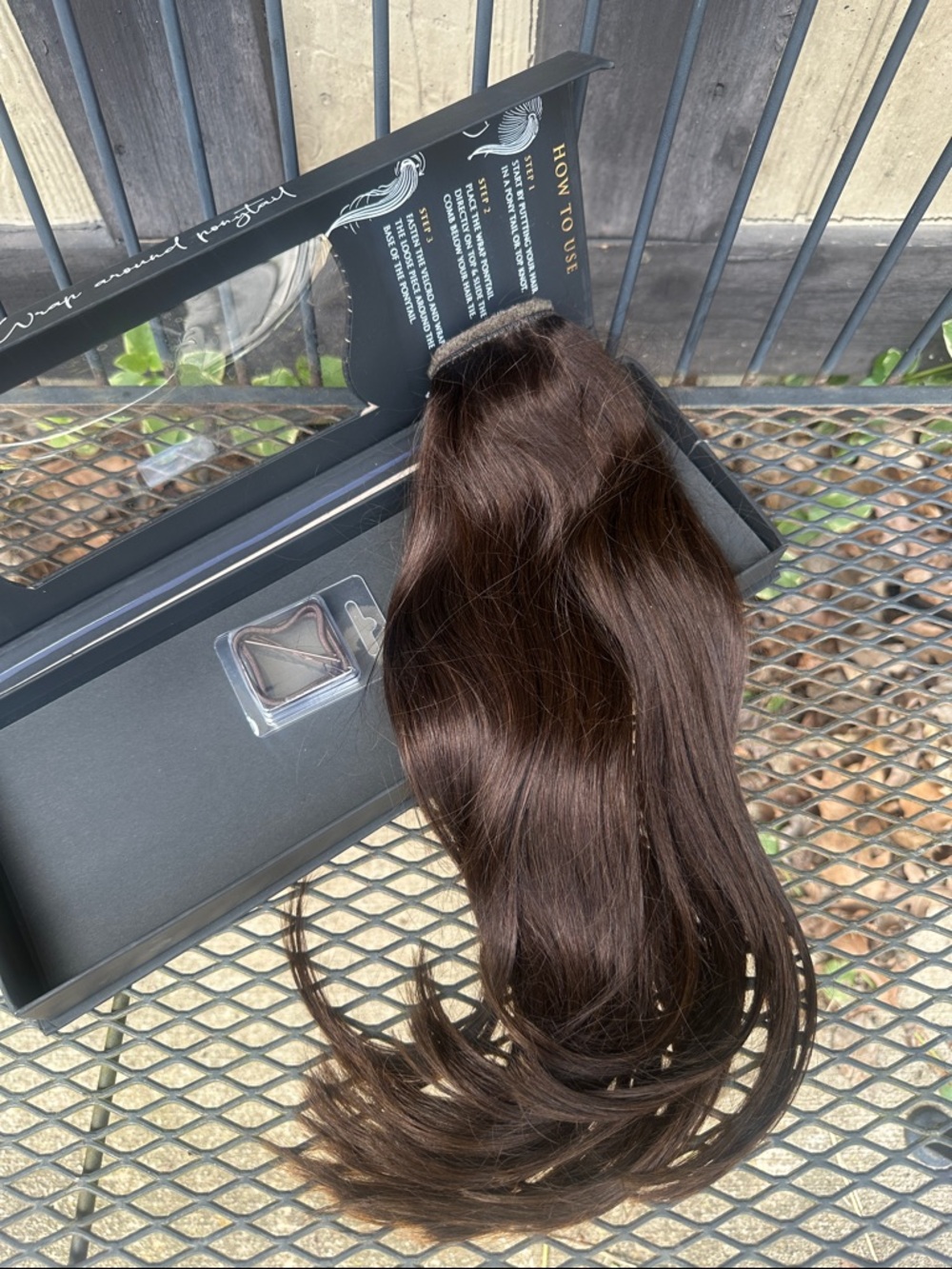 FOXY LOCKS Wrap Around Ponytail - Cocoa Brown